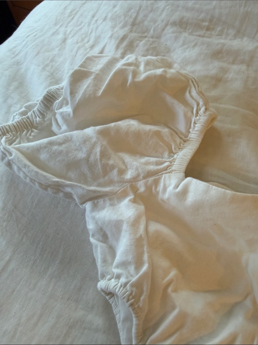 Sabo Skirt White Puff-Sleeve Cutout Mini Dress - Picture 3 of 5